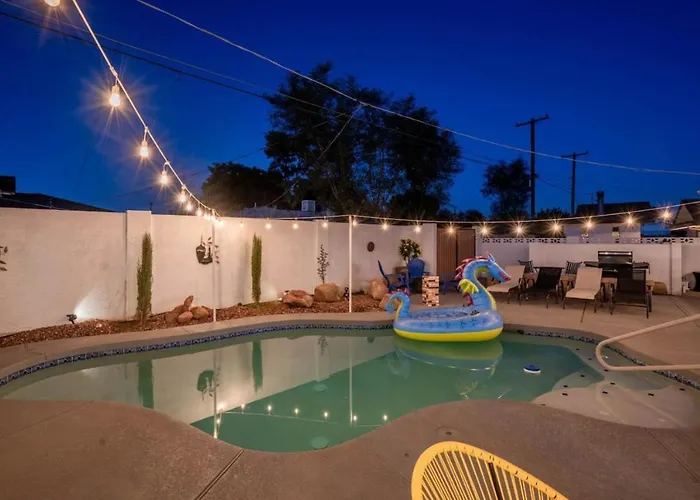 Dom wakacyjny Oak - Boho Oasis Getaway-pool-hottub-zenroom