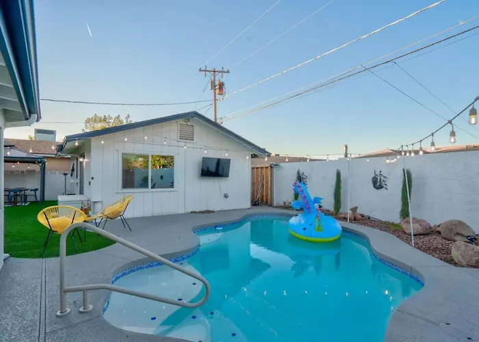 Dom wakacyjny Oak - Boho Oasis Getaway-pool-hottub-zenroom