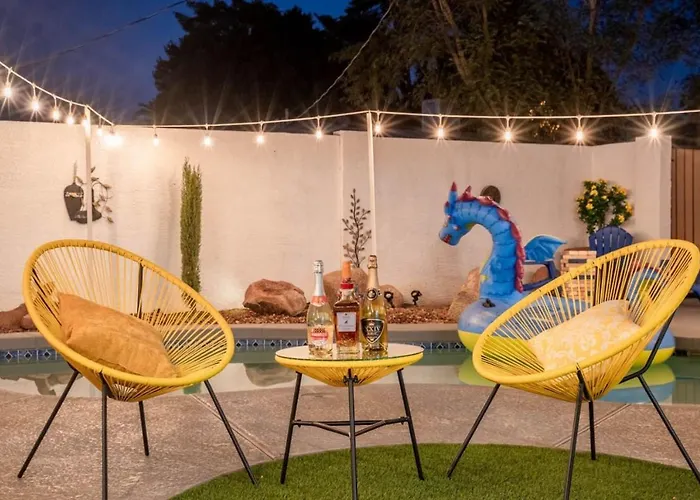 Oak - Boho Oasis Getaway-pool-hottub-zenroom Scottsdale
