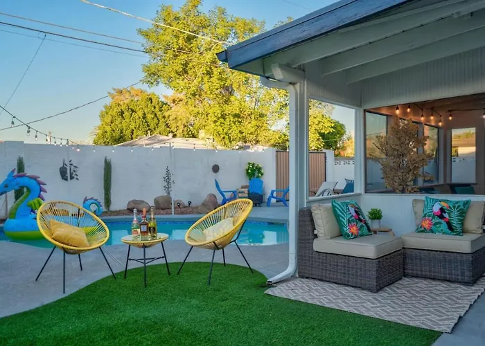 Oak - Boho Oasis Getaway-pool-hottub-zenroom Dom wakacyjny Scottsdale
